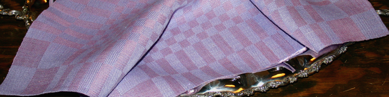 Checked Fine Linen Tea Towels